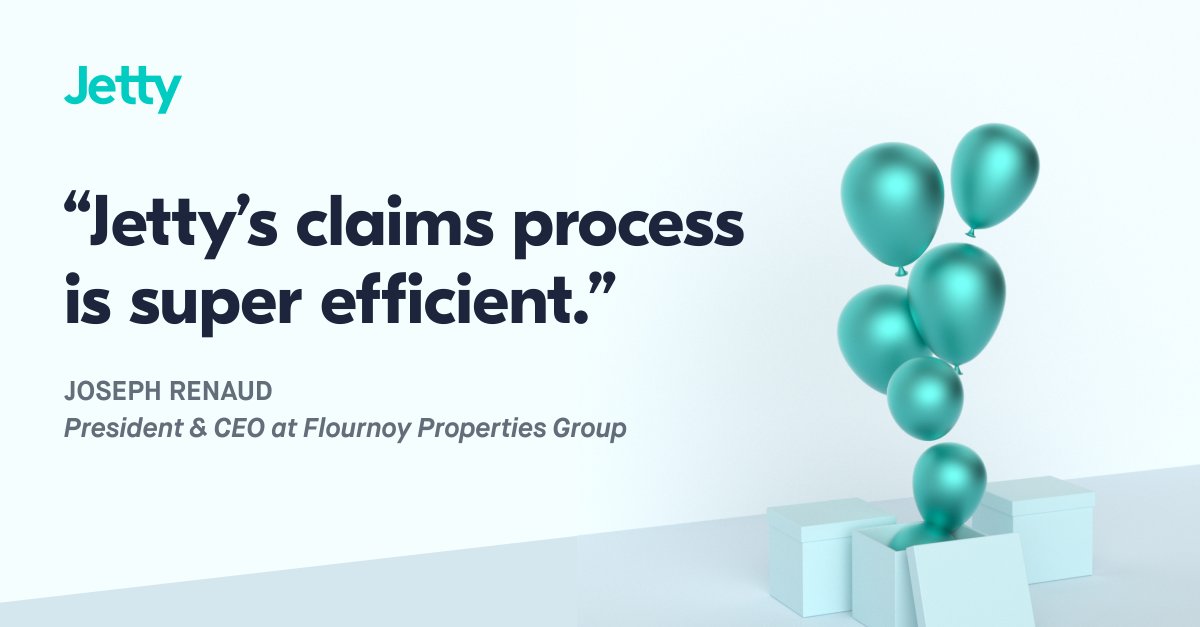 Jetty (@jetty) on Twitter photo “Jetty’s claims process is super efficient; the product helps us to improve NOI and drive operational efficiency," says Joseph Renaud, President & CEO at Flournoy Properties Group.
Learn how Jetty's PMS integrations help simplify the process at move-out: jetty.com/blog/jetty-dep… “Jetty’s claims process is super efficient; the product helps us to improve NOI and drive operational efficiency," says Joseph Renaud, President & CEO at Flournoy Properties Group.
Learn how Jetty's PMS integrations help simplify the process at move-out: jetty.com/blog/jetty-dep…