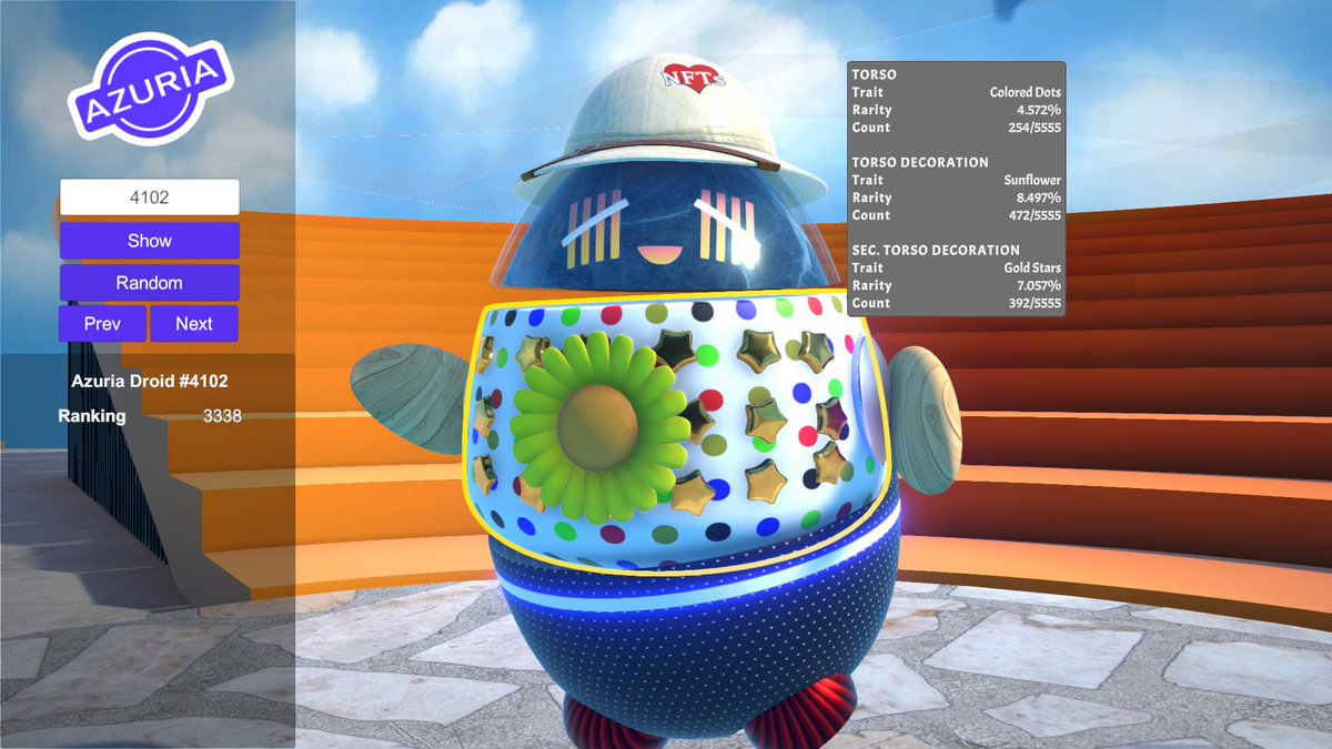 Droid Rarity Rankings coming up
#AzuriaDroids #nfts #nftcommunity #solana