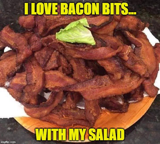 BensaBaconLover's tweet photo. Is the lettuce/bacon ratio right in this salad? #StupidCookingQuestions https://t.co/GzME3YPcup