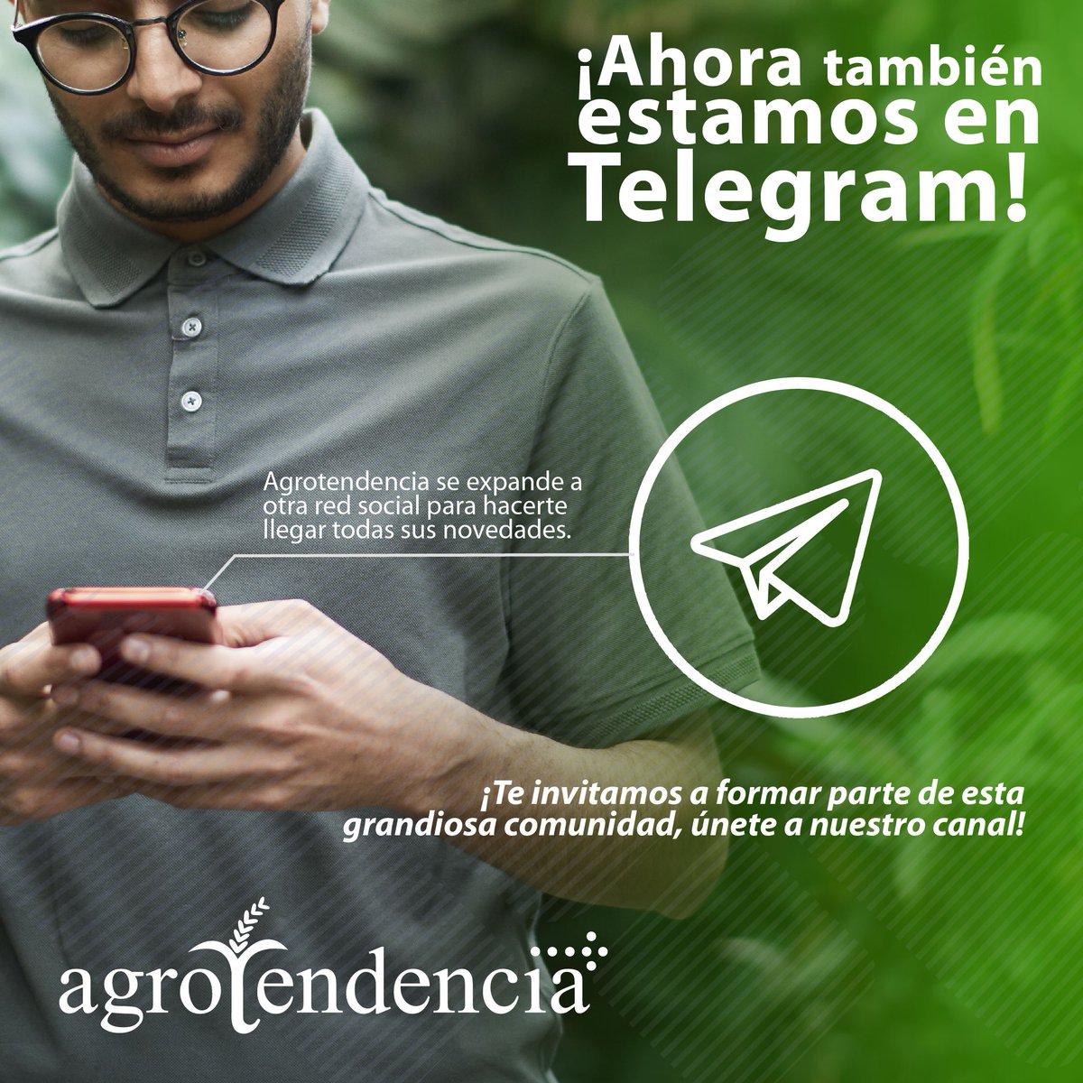 agrotendencia's tweet photo. ¡Síguenos en nuestro canal de Telegram! donde también compartimos datos relevantes sobre el acontecer del sector agropecuario mundial.
¡No te pierdas de ningún detalle!
Te esperamos... https://t.co/4IplhsbE9M
#Agrotendencia #comunidad #Apasionadosporelagro #AgroRed https://t.co/e22SO9lPX5
