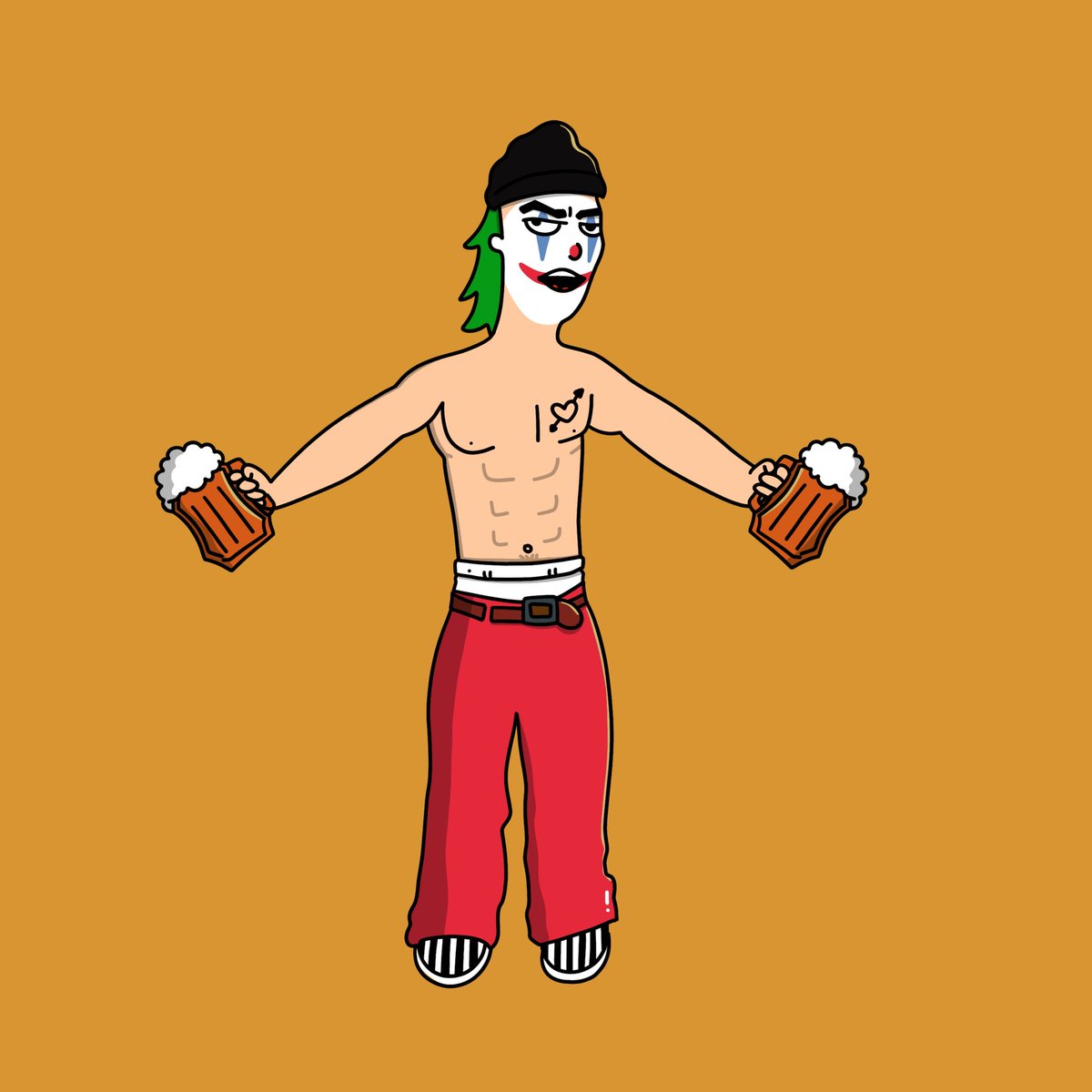 drunktokersgame's tweet photo. The Gothic mystery of Mike... 🤡

earn $25 here

https://t.co/du1Rl5kg7L

Drunktokers Joker series
is a tribute to the mythical character of dc comics. let's enter the mysterious Gothic city to give its due to the bat
.
#drunktokers #nftgame
#NFT https://t.co/mPOhJfgtao
