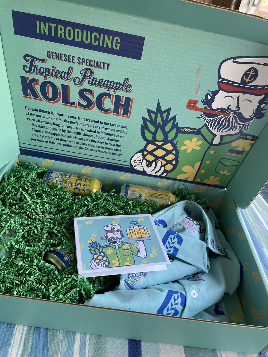 beergoddesses's tweet photo. Wow thanks for pineapple kolsch gear @GeneseeBrewery! Maja is wondering why no kitty treats but she’s just jealous #rocbeer #wnybeer #thinknydrinkny #beercat https://t.co/3hzassg2tw