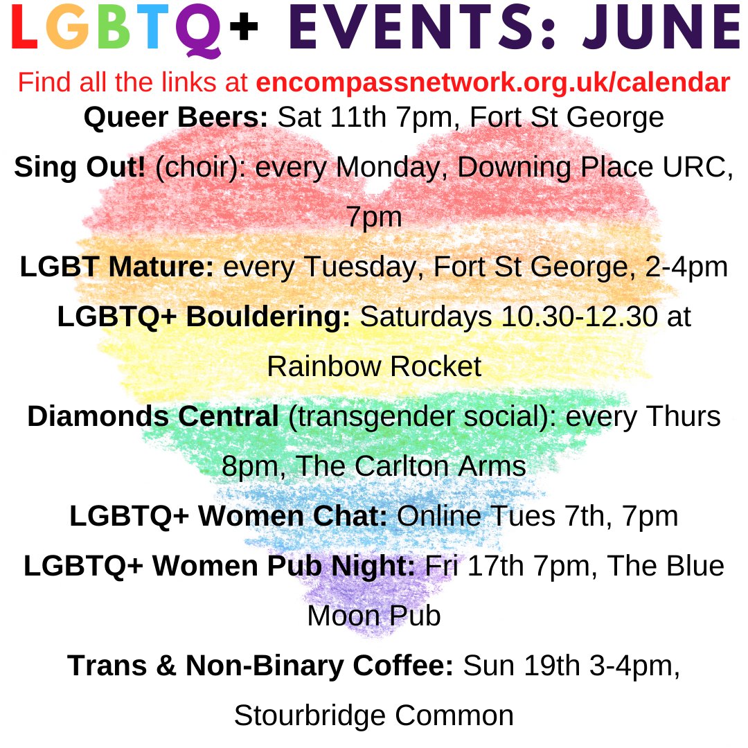 CambsLGBT's tweet photo. Happy Pride Month! 🌈 There are so many events going on this month that we've had to add an extra page to fit them all in! As always, full details and links can be found at https://t.co/tP94lzhSDP. https://t.co/xhBP3q0HoD
