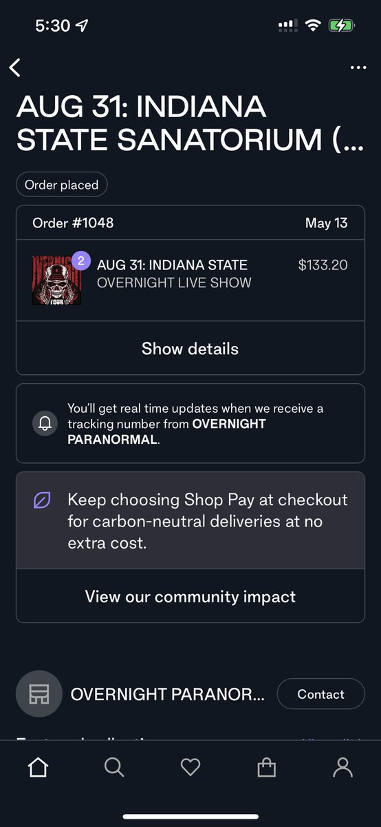 KnownTango31195's tweet photo. @EltonCastee so are my tickets just my reciept or this on the shop app or are yall suppose to send actual tickets https://t.co/6aOUNF6dr5