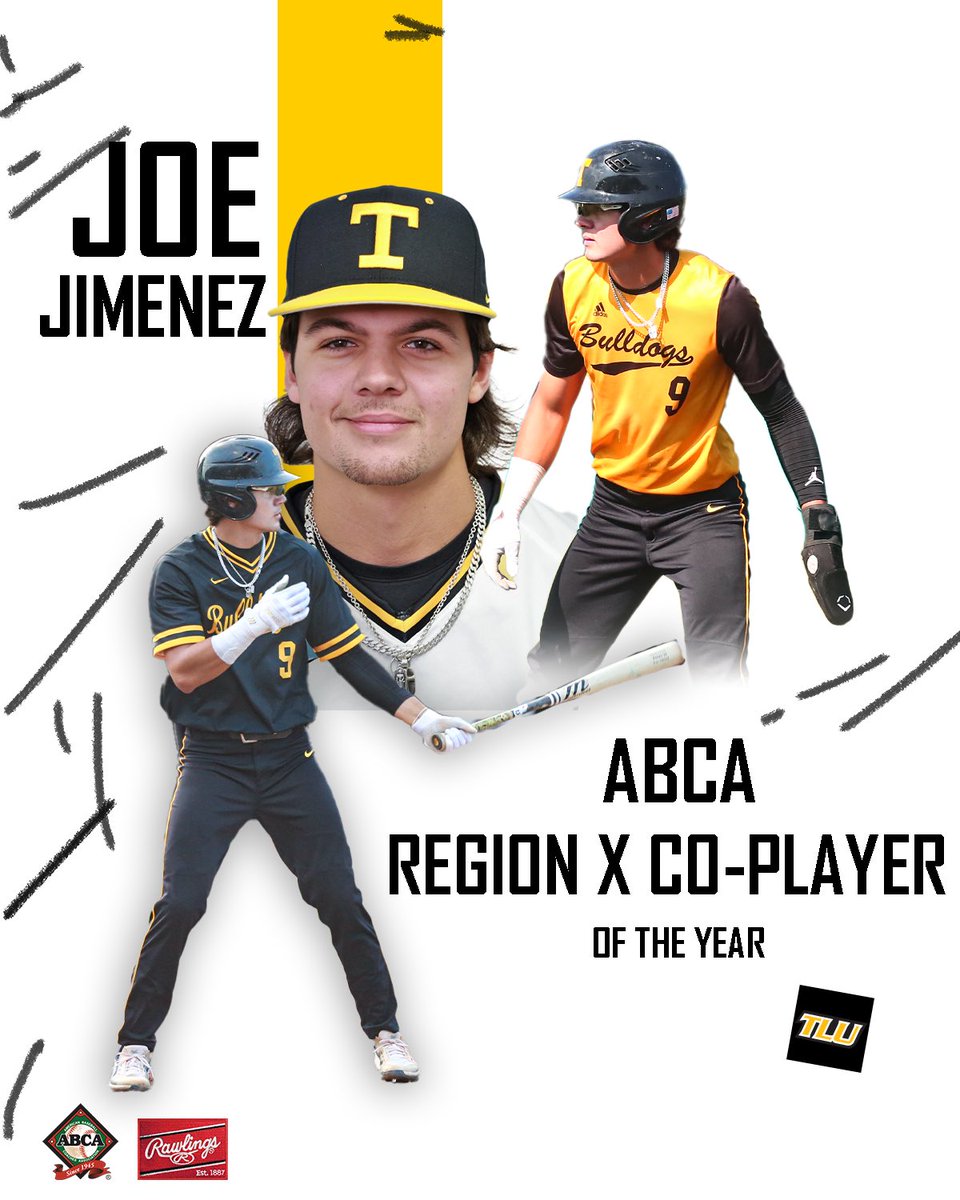 tluathletics's tweet photo. The @ABCA1945 Co-Position Player of the Year in Region X.

Joe 🐺

🗞: https://t.co/431jVlk1RX

#IDN | #TLUBaseball https://t.co/y9FTEZMWkv