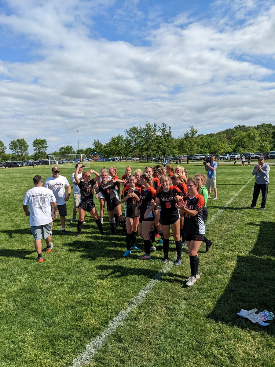 Valley High School Athletics and Activities (@vhstigers) on Twitter photo . <a href="/ValleyWDMsoccer/">VHS Girls Soccer</a> advances to Thursdays Semifinal vs Centennial or Waukee NW. Tigers defeat Muscatine 3-1. #iahssoc #RollTigers . <a href="/ValleyWDMsoccer/">VHS Girls Soccer</a> advances to Thursdays Semifinal vs Centennial or Waukee NW. Tigers defeat Muscatine 3-1. #iahssoc #RollTigers