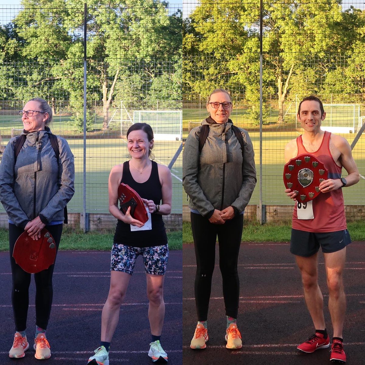 Our 2022 Mark Hayes Mile Champions - Yvette Dore (5:48) and Ed Chuck (4:25 - championship record)!