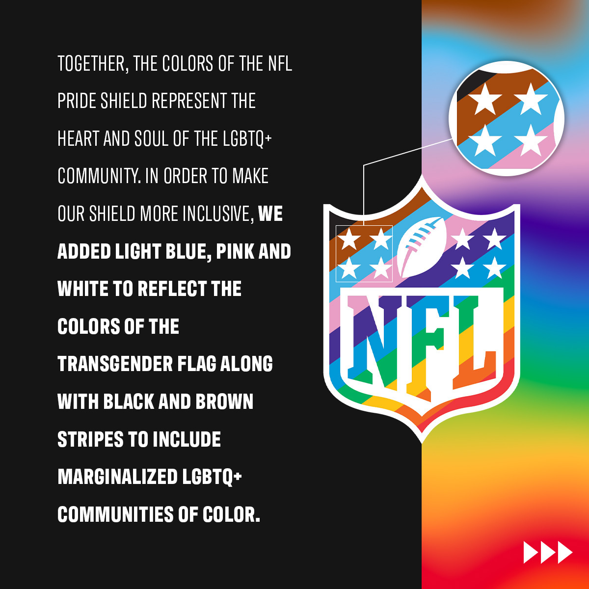 NFL's tweet photo. 🏈🏳️‍🌈 https://t.co/W4MJu5yXdw