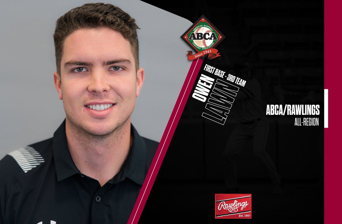 Congratulations to <a href="/RoanokeBaseball/">Roanoke College Baseball</a> Owen Lawn on being named <a href="/ABCA1945/">ABCA</a> All Region