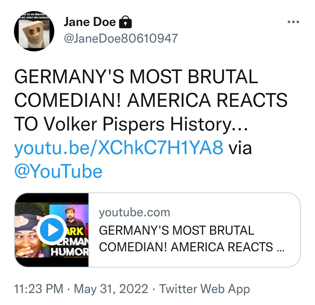 denkenistkrass's tweet image. How dare you?

#pispers

m.youtube.com/watch?v=XChkC7…