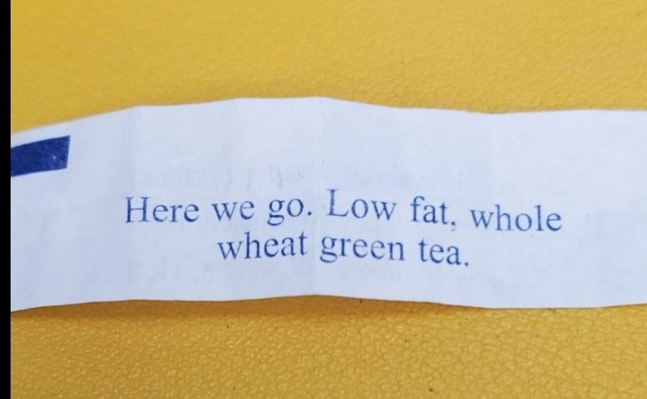 You get fortunes in your fortune cookies? I get Starbucks orders.... thanks <a href="/mayamandax/">amanda 😘</a> for telling me what this looks like.