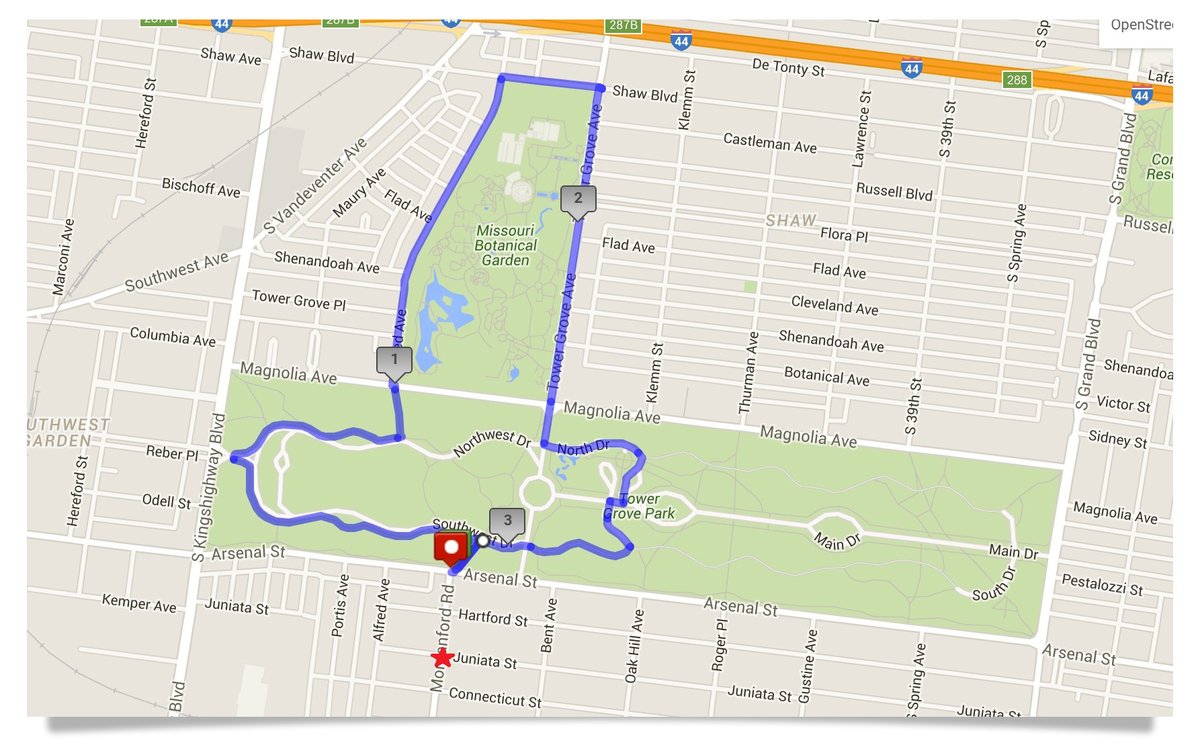 Happy's Running STL tweet media