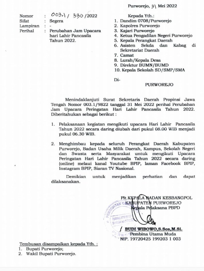 Pagi..tanggal merah..☺️.
Upacara daring yuk😇