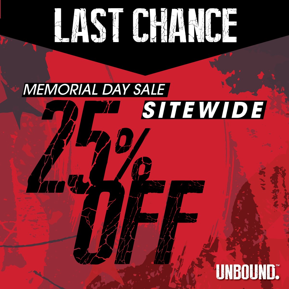 📢📢 LAST CALL
​
We extended our 25% OFF sitewide sale through 11:59 pm EST TONIGHT.
​
Don't miss your LAST CHANCE for #UNEQUALED deals on the best supplements and gear.

bit.ly/3h0uL69

📦 FREE Shipping for continental US orders over $99.