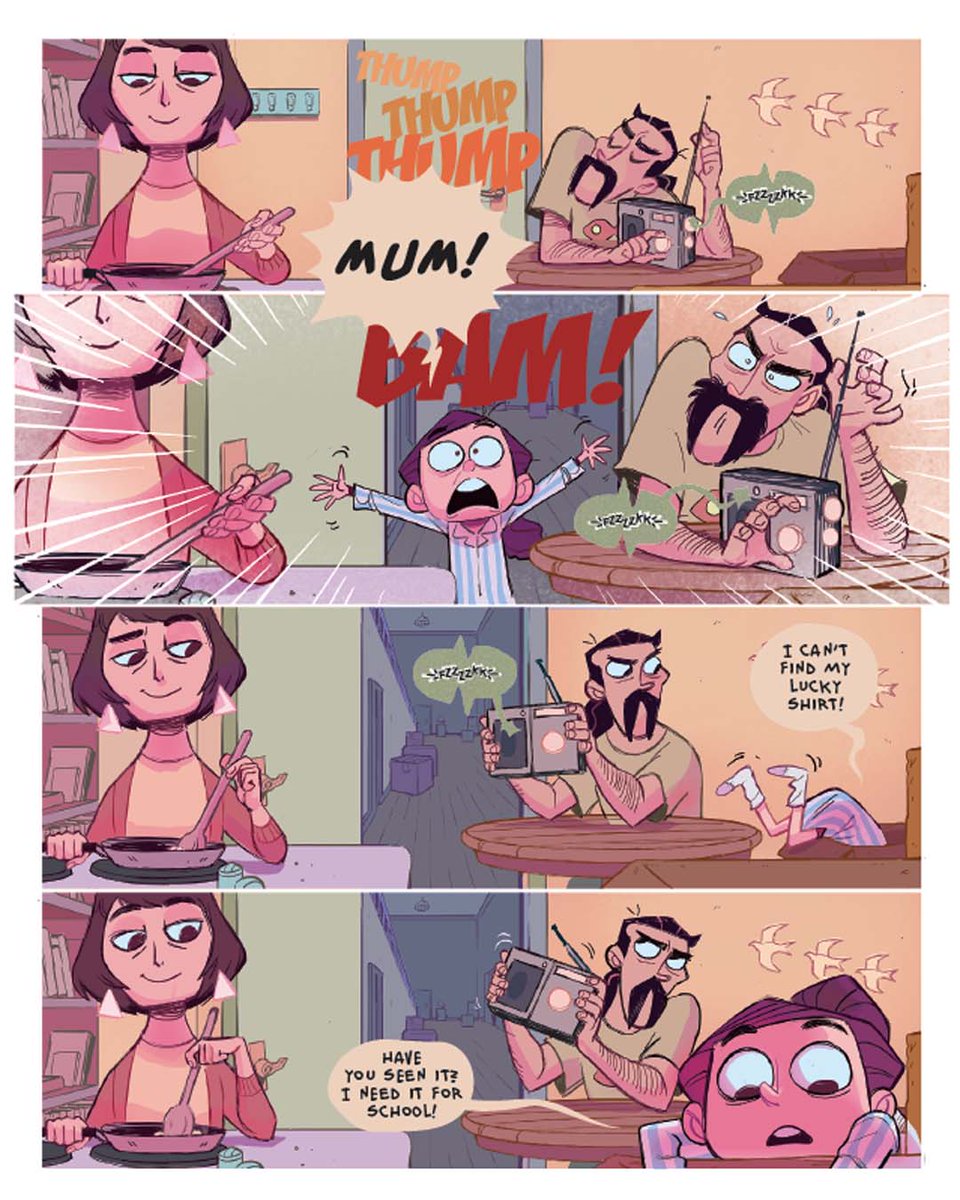 IDWPublishing's tweet photo. Starting out at a new school is tough, and Bridgette isn't having much luck 😳

A look inside the upcoming release, The Girl and The Glim!

W/A: @OldSwifty 
C: @michaeldoigart https://t.co/KGHquyuBLy