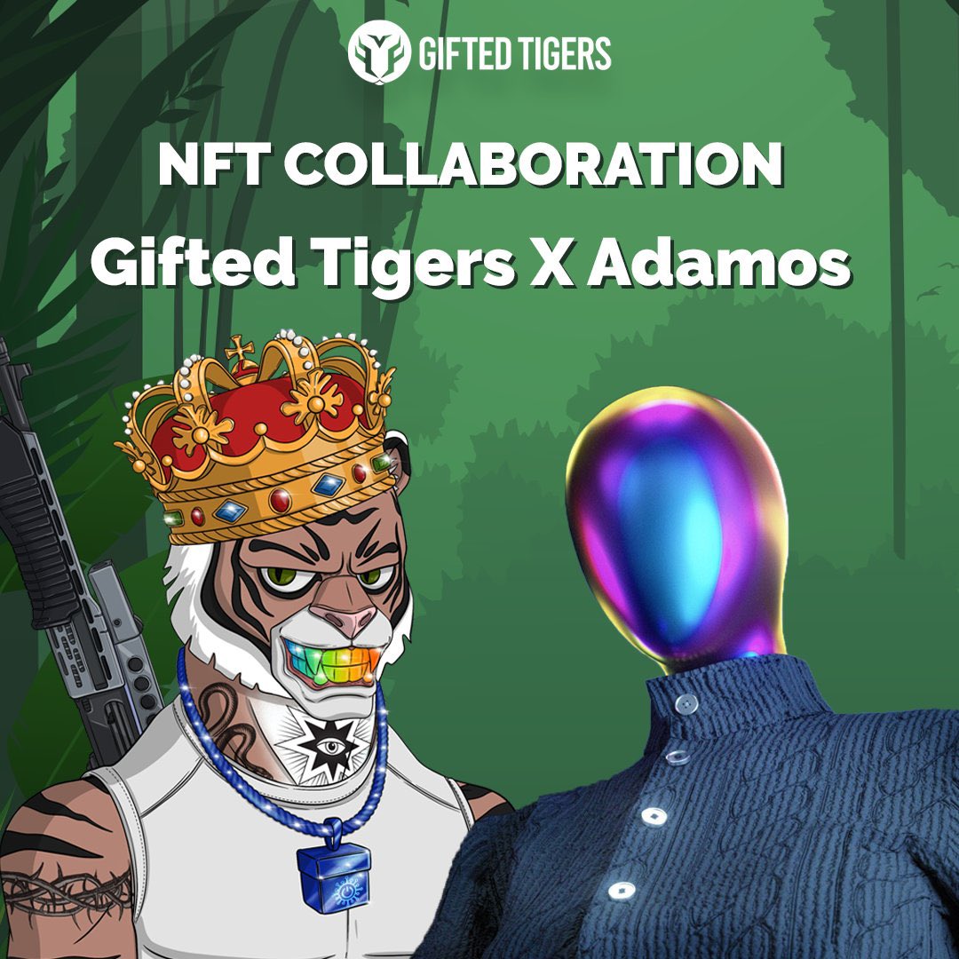 🐯Gifted Tigers x House of Adamo 
Prize: 10x Tiger list (WL)🧡

To Enter:
- Follow @GiftedTigersNFT &amp; <a href="/HouseAdamo/">House of Adamo MINTING NOW</a> 
- ❤️ &amp; 🔄
- Tag 3 NFT frens
- Join Discord for bonus entry : discord.gg/giftedtigersnft

24 hours ⏱️

#NFTGiveaway #NFTProject #nftcollector #NFTCommumity #nftart