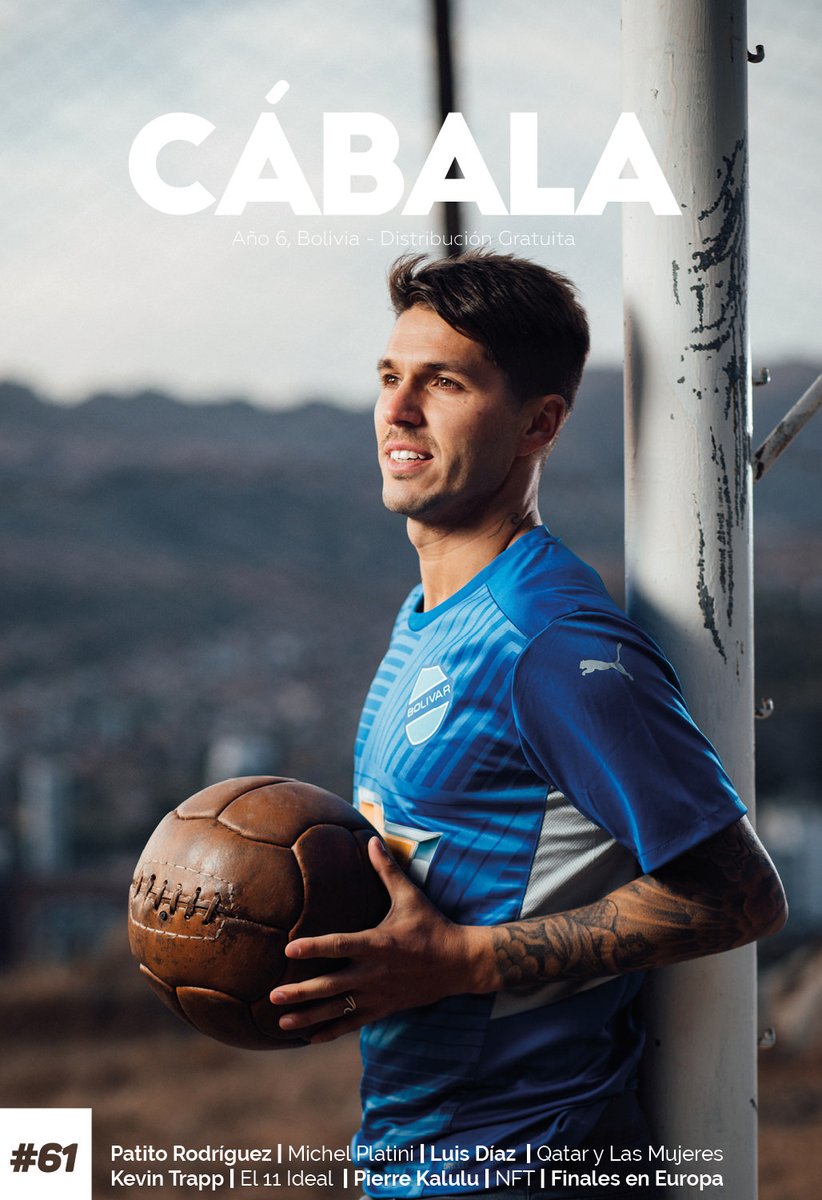 #CÁBALAes... tener en portada a un jugador que con mucho talento, carisma y buen fútbol supo ganarse los corazones de la hinchada de los equipos por donde pasó.
🇦🇷🇧🇷🇵🇹🇬🇷🇧🇴

Hoy es una de las figuras del club Bolívar y de nuestro fútbol boliviano.

#Cábala🤞🏻⚽️