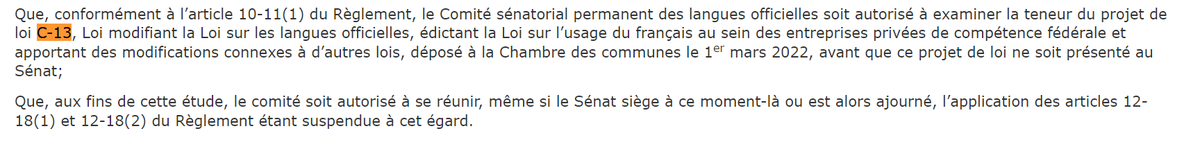 Pascal Vachon (@p_vachon_) on Twitter photo Normalement, les projets de loi passent par le Sénat seulement aprÚs avoir été adoptés aux Communes. Les sénateurs peuvent toutefois demander à étudier un projet de loi au préalable, si le vote est favorable. Voici la motion adoptée de <a href="/SenGagne/">Raymonde Gagné, C.M., O.M.</a> . 2/2 #frcan #polcan Normalement, les projets de loi passent par le Sénat seulement aprÚs avoir été adoptés aux Communes. Les sénateurs peuvent toutefois demander à étudier un projet de loi au préalable, si le vote est favorable. Voici la motion adoptée de <a href="/SenGagne/">Raymonde Gagné, C.M., O.M.</a> . 2/2 #frcan #polcan