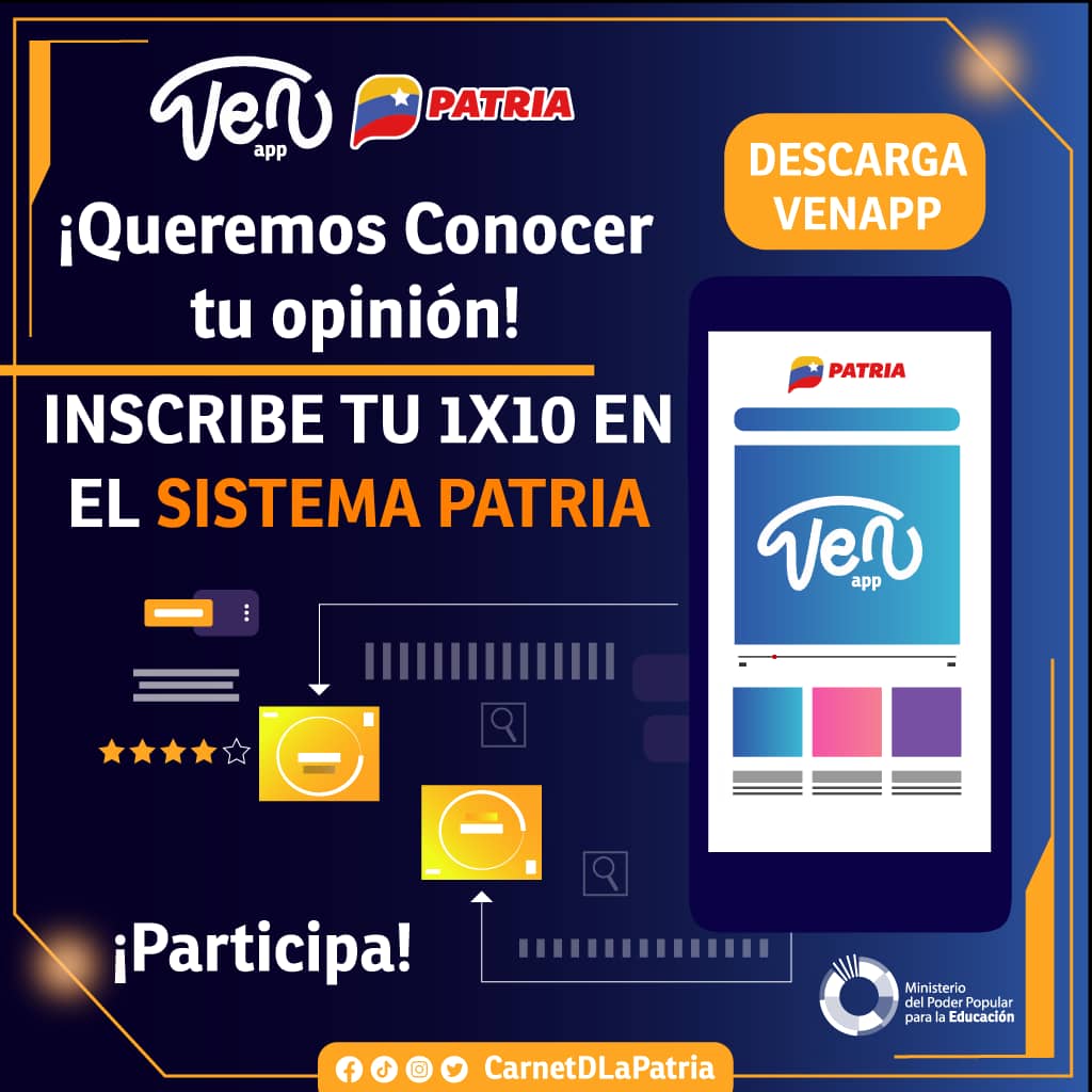 ¡Revolución es innovación!

Nos adaptamos a los nuevos tiempos y métodos para llegar a cada rincón del país, gracias al impulso del Sistema 1x10 del Buen Gobierno y al mecanismo que permite hacer denuncias y ver las soluciones de problemáticas, <a href="/VenAppSocialRed/">VenAppSocialRed</a>. <a href="/NicolasMaduro/">Nicolás Maduro</a>