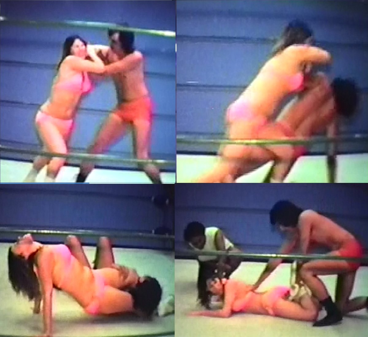 MixedWr66932741's tweet photo. 🔴More than 100 videos of mixed wrestling vintage for only 150 dollar.

💥More info by message

#mixedwrestlingvideo #mixedwrestling #mixedwrestling_ #mixedwrestler #femalewrestling #femalewrestler #catfight #catfights #luchamixta #luchalibrefemenil https://t.co/y0bOjl20TT