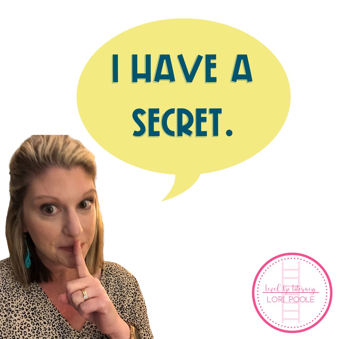 levelupliteracy's tweet photo. Shhhh.... I have a secret!

https://t.co/VeD6onW4nI

#levelupliteracy #drloripoole #iteach123 #readingspecialist  #iloveteaching #iteachkindergarten #iteachfirst #iteachsecond #teacherlife #literacycoaching #iteachreading #iteachwriting #elementaryteacher  #readingteacher https://t.co/O5JCJcDRep