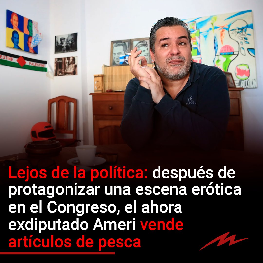 radiomitre's tweet photo. 📢“A duras penas” llega a fin de mes: el ex diputado Juan Emilio Ameri había protagonizado una escena erótica en una sesión virtual y provocó un escándalo a nivel nacional y mundial.

#diputado #Exdiputadoameri #juanameri #zoom #sesion #congreso https://t.co/v0aGXZ1n38