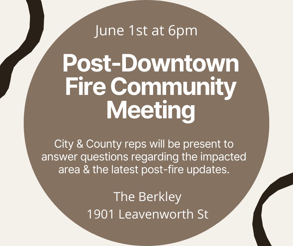 Thank you @rogergarcia1 for convening this. If community members have questions about the fire, please come ask them and we will do our best to get you answers.