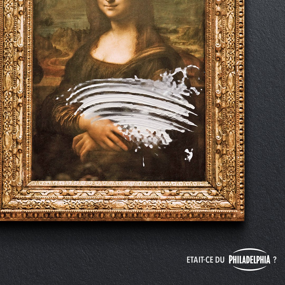 Un homme a entarté la Joconde avec ce qui ressemble étrangement à du gâteau au fromage. Mais était-il fait avec du Philadelphia? Une chose est sûre, une tartinade aussi crémeuse mérite sa place au Louvre.