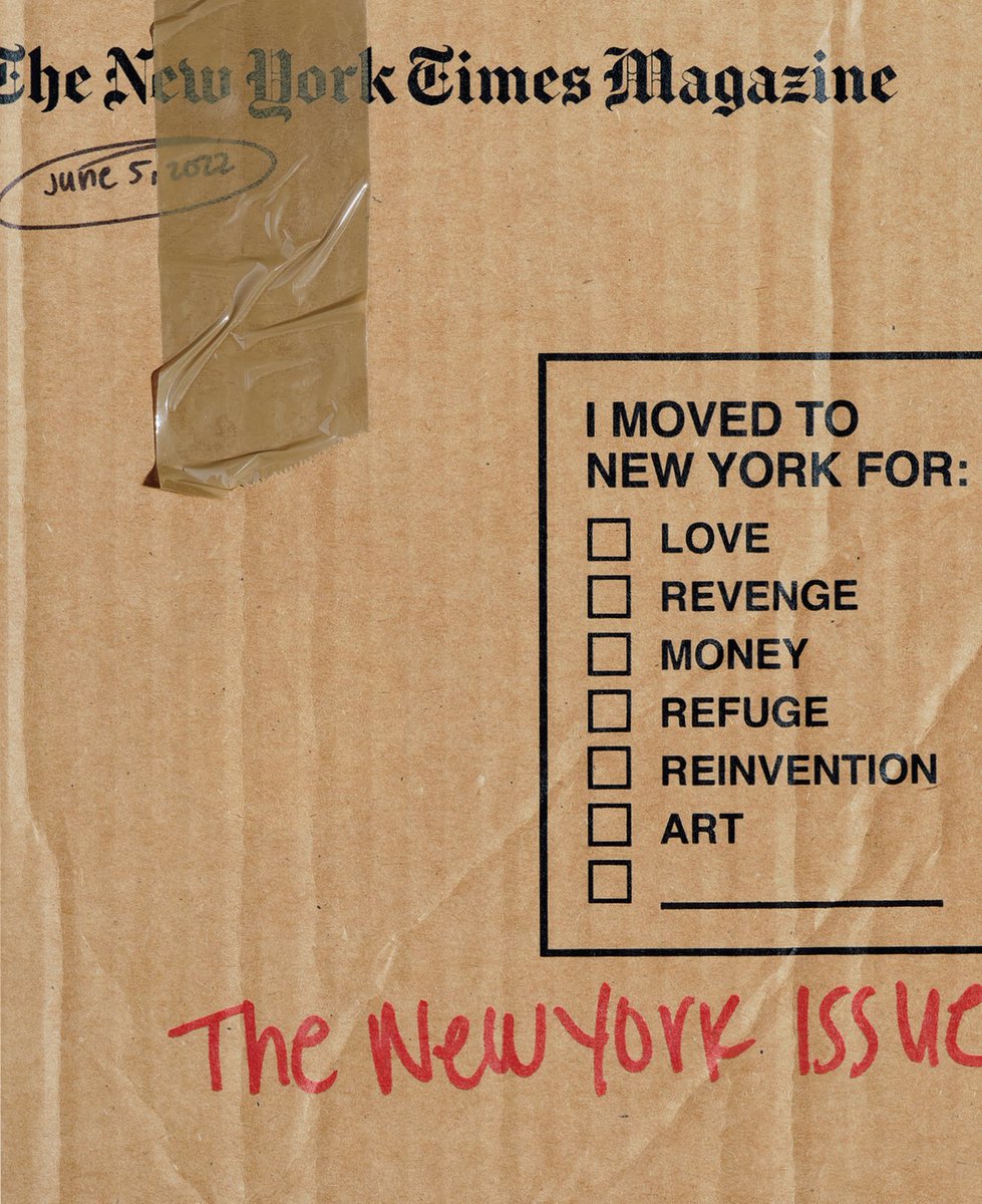 Gail Bichler (@gailbichler) on Twitter photo The cover of our New York Issue. “I moved to New York for…”
Photo illustration by <a href="/_hannahwhitaker/">Hannah Whitaker</a>. Styling by Megumi Emoto. The cover of our New York Issue. “I moved to New York for…”
Photo illustration by <a href="/_hannahwhitaker/">Hannah Whitaker</a>. Styling by Megumi Emoto.
