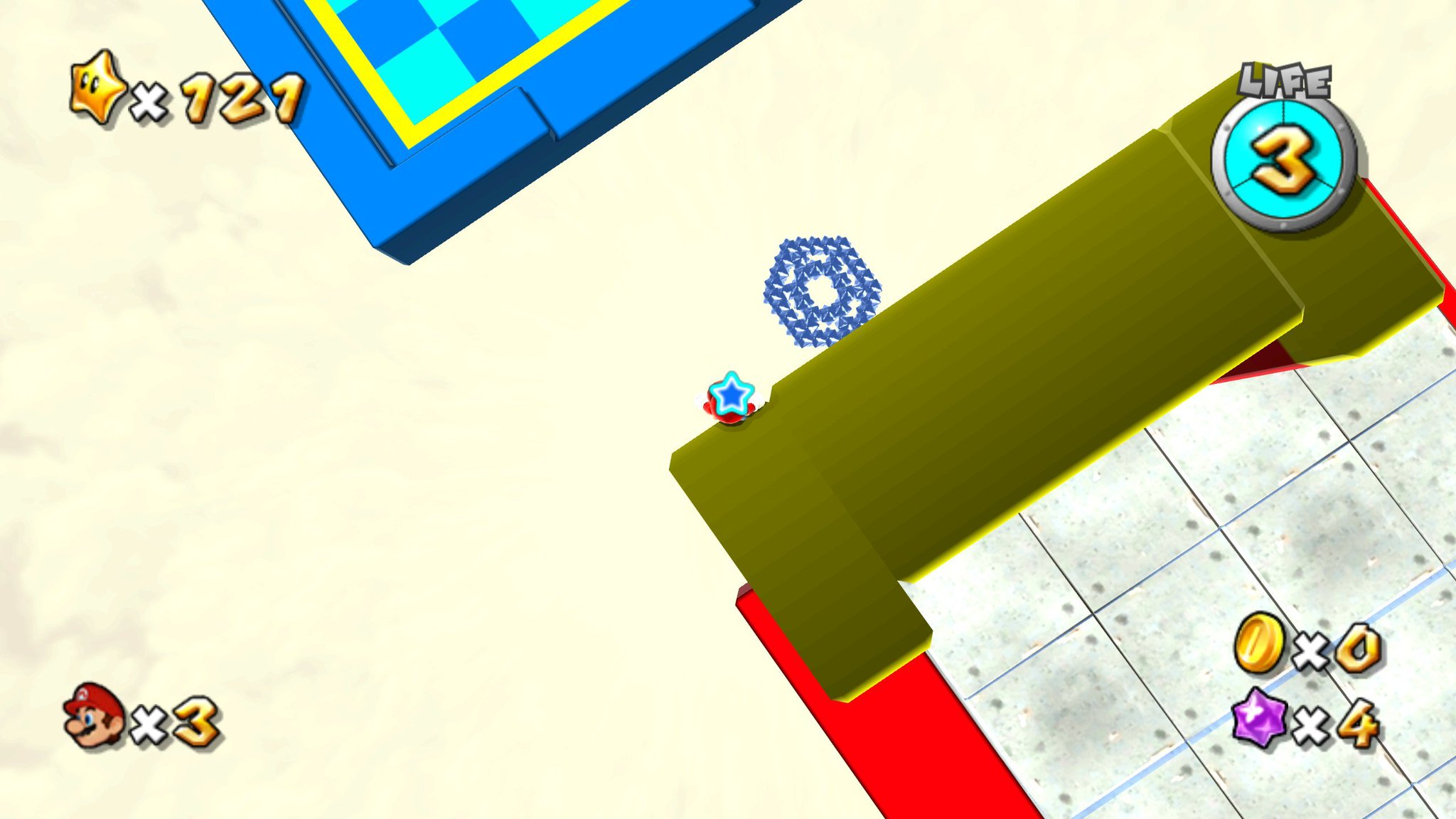 Comet Observatory on Twitter "In Super Mario Galaxy's Rolling Gizmo Galaxy, a formation of blue