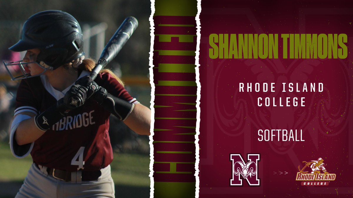 Congratulations to Shannon Timmons for committing to Rhode Island College to play Softball! The Anchormen are getting a very vocal leader, great catcher, and power hitter!