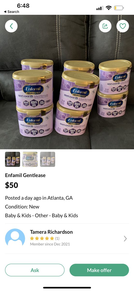 If you are out here Price gouging formula I just want to let you know you are scum and if removing your soul was legal I would personally find you with a smile on my face 🖤