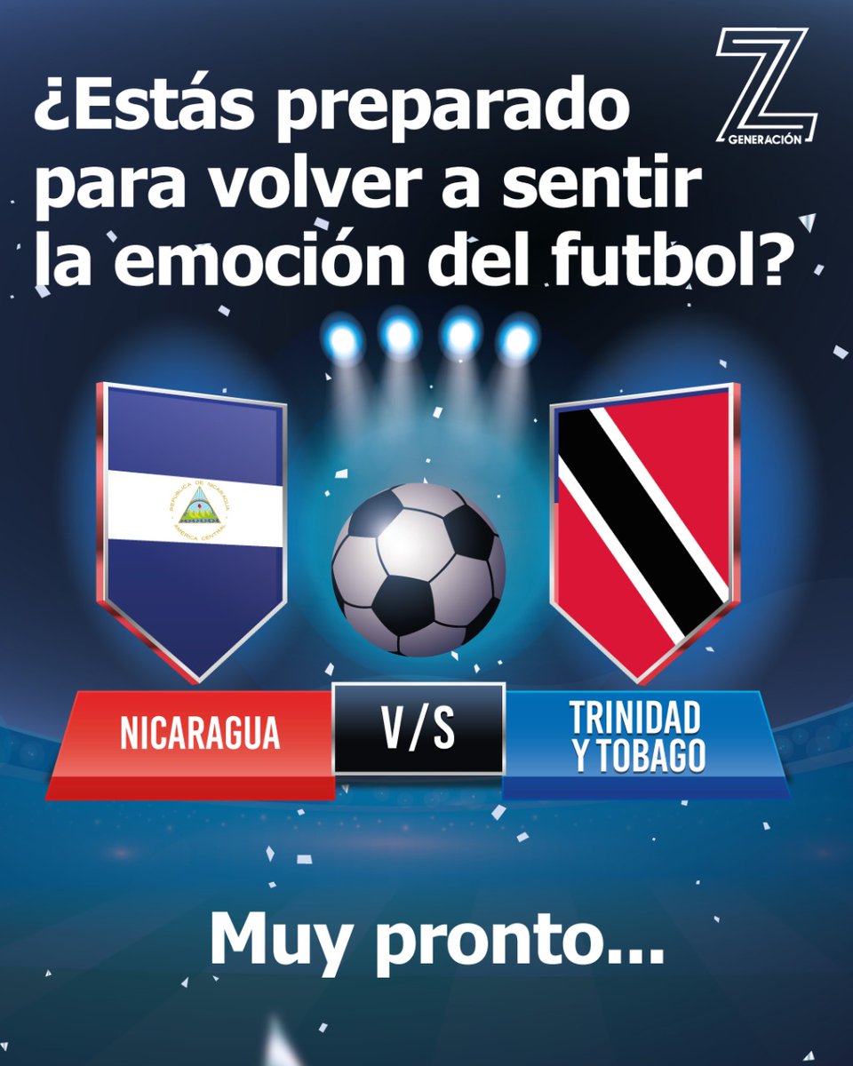 Ya se siente la adrenalina 😏🔥 asi que prepara tu bandera y tu camiseta 🥳 y juntos apoyemos a nuestra selección de futbol nicaraguense este proximo viernes 3 de junio en el estadio nacional de futbol a las 8pm 🥳🇳🇮

¡VAMOS NICARAGUA! 🇳🇮🥳

#VamosAzulyBlanco #futbol #Nicaragua