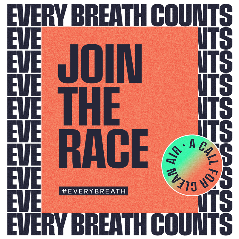 WorldAthletics's tweet photo. World Athletics launches Every Breath Counts campaign urging people around the world to sign the Declaration for Clean Air.

Global research shows that 75% of people want to tackle the air pollution crisis now.

Join the race for clean air, because #EveryBreath counts.