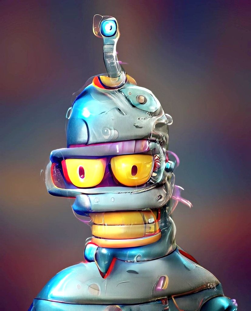 Something something #Bender 
Crazy #Futurama art by <a href="/QuantillionAi/">Dr Quantillion</a>

Source: instagram.com/p/CeOZSUVMWbr/