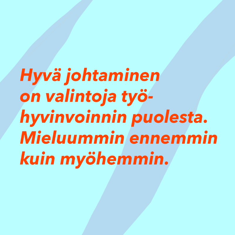 tyoterveys's tweet photo. Johtajana tai esihenkilönä voit vaikuttaa työpaikan henkiseen hyvinvointiin ja sitä kautta työn tuottavuuteen. Kun yhteistyö sujuu, helpottuu myös oma arkesi. Katso työkalut ja vinkit hyvään työarkeen!