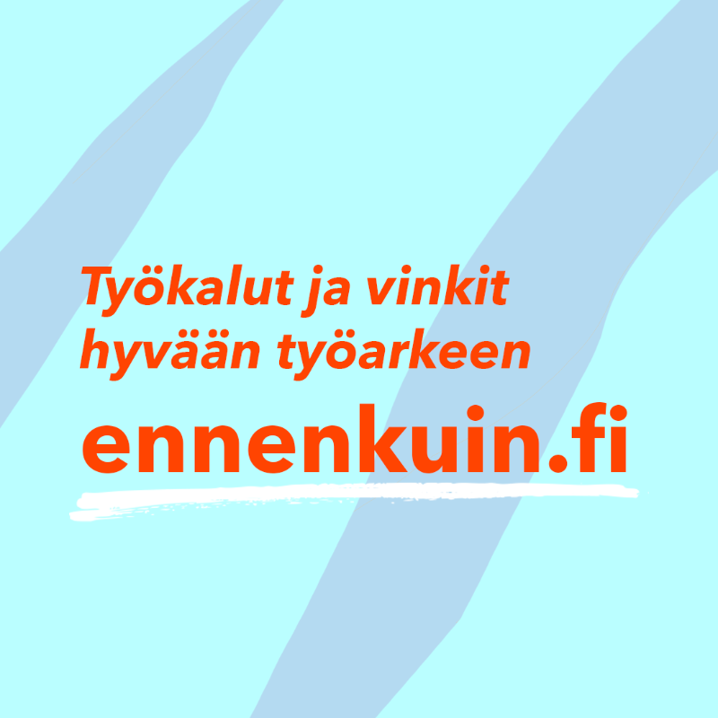tyoterveys's tweet photo. Johtajana tai esihenkilönä voit vaikuttaa työpaikan henkiseen hyvinvointiin ja sitä kautta työn tuottavuuteen. Kun yhteistyö sujuu, helpottuu myös oma arkesi. Katso työkalut ja vinkit hyvään työarkeen!