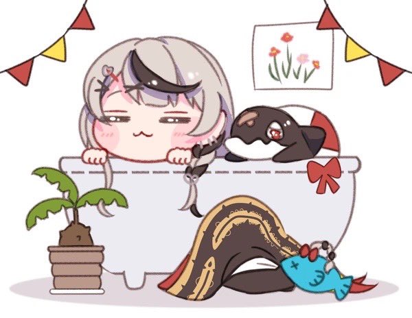 #今月描いた絵を晒そう 
今月のよろしくお願いしますなのだ🐹

#さかまた飼育日記 #絵柄が好みっていう人にフォローされたい #イラスト 