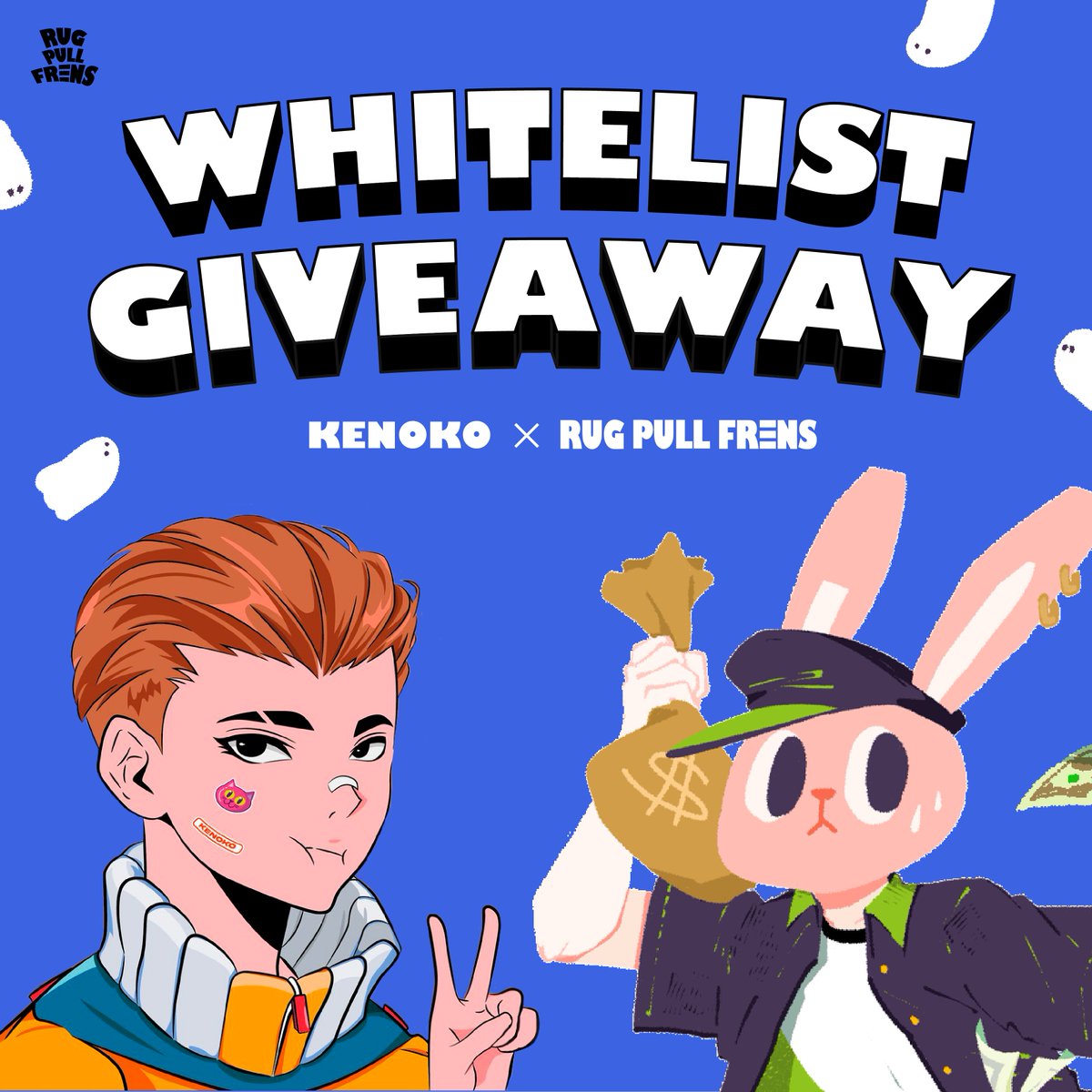 RaibbitHole's tweet image. 🎉 KENOKO WL GIVEAWAY 🎉

RPF is giving away 3 WL spots for KENOKO!

To enter : 
1️⃣ Follow @rugpullfrens + @Kenoko_NFT
2️⃣ RT + LIKE
3️⃣ Tag 3 friends

ends in 48 hours