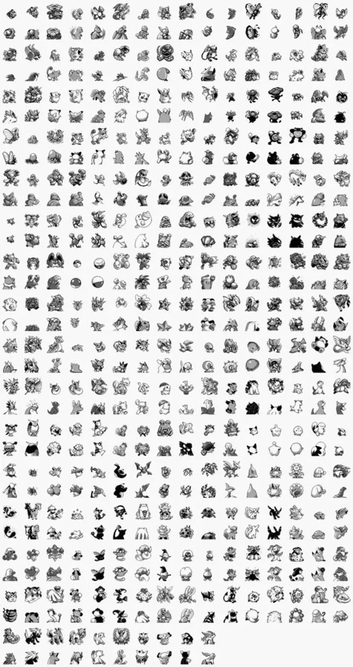 「ポケットモンスター 金・銀」の製品版に登場しなかったポケモンの初期デザイン！合計500種も！