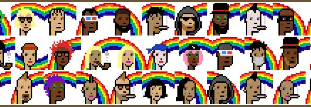 emexome1's tweet photo. @ironmike I guess we're speaking @pridepunks2018
🏳️‍🌈 $100k+ raised for a DAO supporting LGBTQ+ representation and inclusivity in web3
♾ Perpetually funded by secondary market sales
⛏️ #HistoricalNFT from 2018
🥇 1st #cryptopunk derivative
🥈 2nd 10k pfp collection https://t.co/fYPGyBrP8j