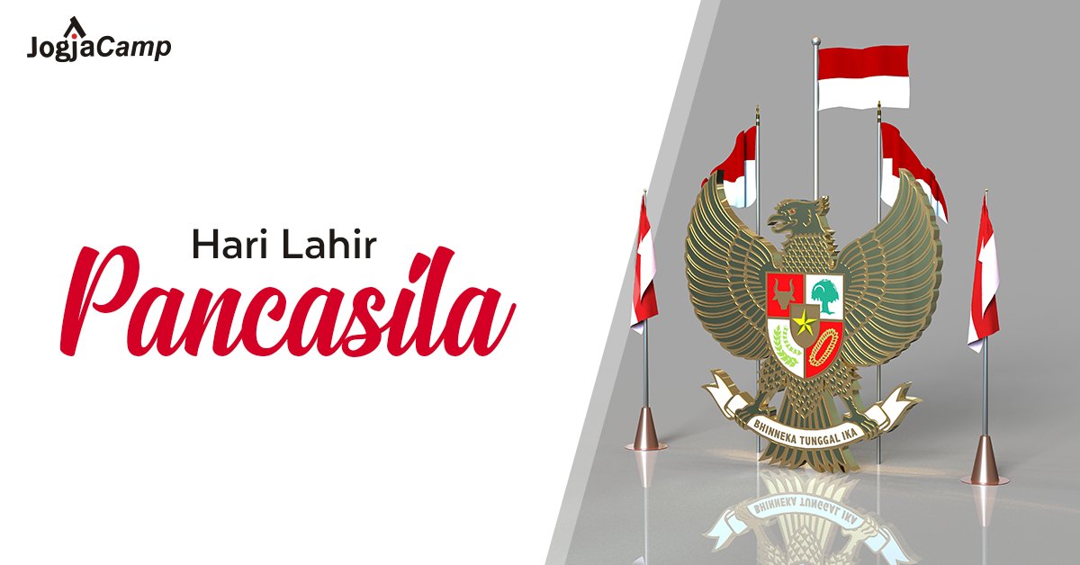 jogjacamp's tweet photo. Selamat Hari Lahir Pancasila 

Pancasila adalah ideologi dan sebuah simbol dari keberagaman bangsa dan diri kita. 

#Pancasila #harilahirpancasila #1Juni #harilahirpancasila2022
#Jogjacamp https://t.co/JhwqA5xrEG