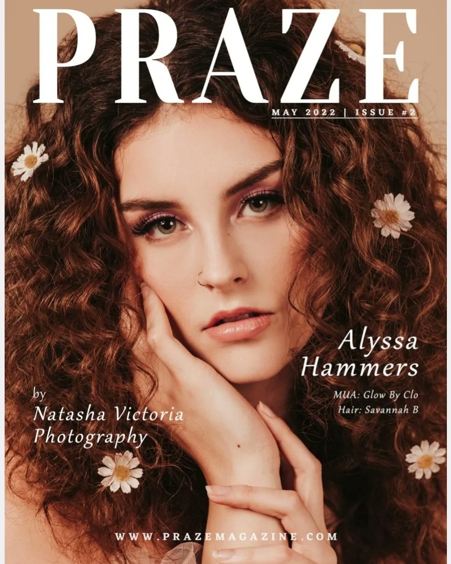 My work made it on the cover of Praze magazine ✨️ ❤️‍🔥