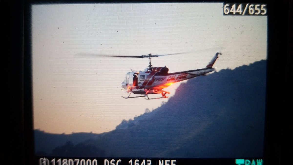 AirAttackImages's tweet photo. #OldFire Copter 913 from the back of the camera. https://t.co/Q00ljIdKZx