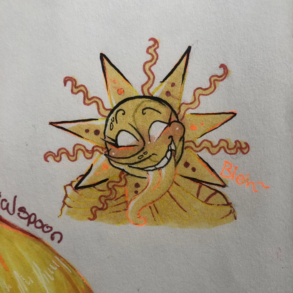 It still counts as MerMay if you upload the art 10 minutes before midnight👍 #mermay #mermay2022 #sundropfnaf #Moondropfnaf #fnafsb