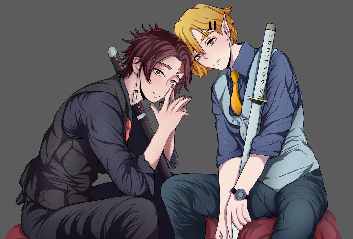 Agat_Doon's tweet photo. It is already for a year that I do not upload this drawing, that is why it looks so different from my current art however I am proud of the work I did. I took it out of a cosplay but unfortunately I have lost the image and I do not know its profiles. 😞😓
#KNY #tanjiro #zenitsu https://t.co/BrSUyWrZs2