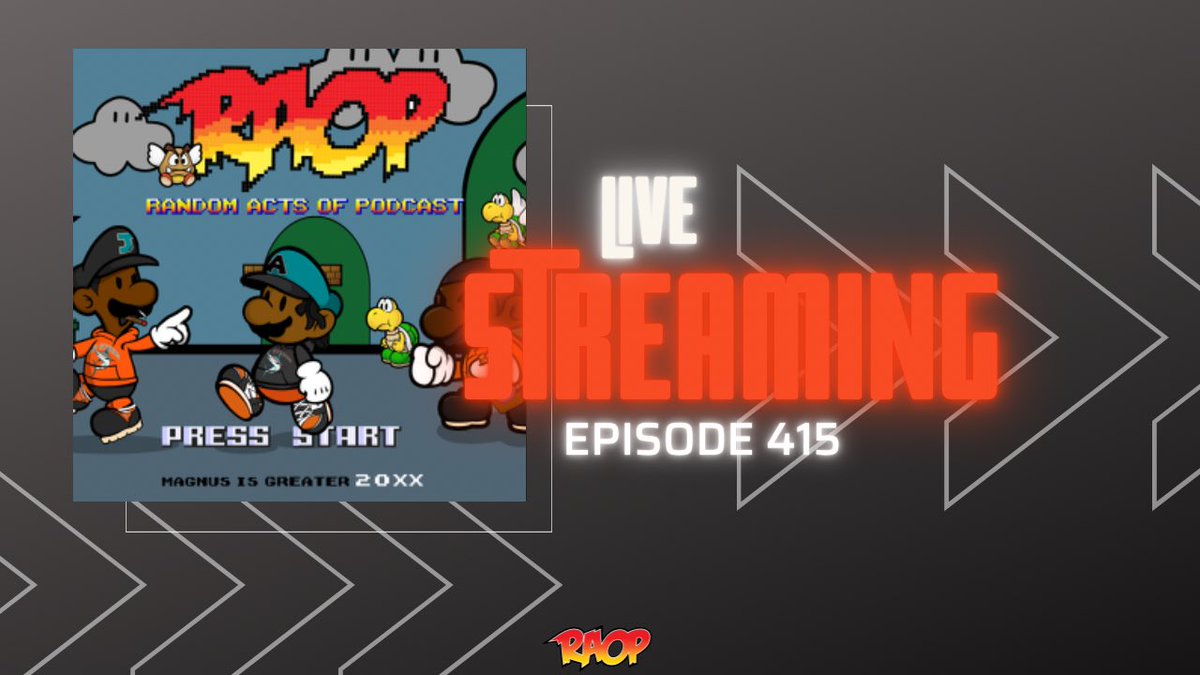 RAOPODCAST's tweet photo. Late as hell but the Livestream for this weeks episode of #RAOP has now started
🎥: https://t.co/g3iR4DONDf https://t.co/8enV3hVHdy