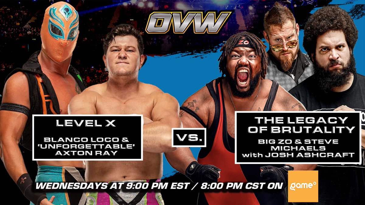 MrPEC_Tacular's tweet photo. US AND CANADA!

TONIGHT 9/8c ONLY on Anthem's @GamePlusNetwork... 

It's a Celebration of PEC-Tacular Proportions!

See @tonybgunn and I celebrate becoming Your NEW OVW Tag Team Cham-PEENS!

We're at The Last Stop on the Road to #OVWAllSystemsGo!

Catch it ONLY on #OVWonGamePlus! https://t.co/7Hzc0a72OJ