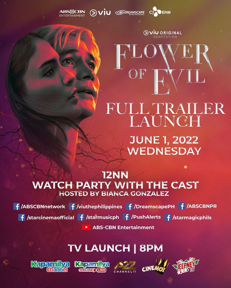 Join us at noon! ♥️ #FlowerOfEvil #FOEFullTrailer