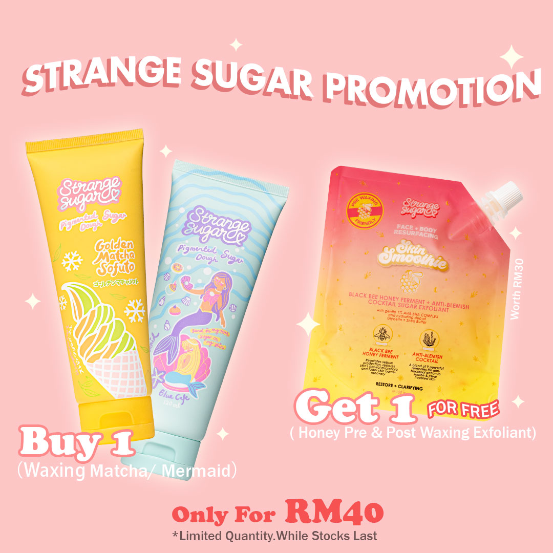 IppuniTV (@shop_ippuni) on Twitter photo It's June and... now you can enjoy Buy 1 Free 1 for Strange Sugar selected product. 😍😍
❔How to get buy 1 free 1❔
Purchase one Strange Sugar PSD and you can get one Honey Smoothies for free 🫰🏻
only <a href="/RM40/">Richard Martinez</a> for (NP: RM70)
Shop now before it sold out!
#strangesugar #waxing It's June and... now you can enjoy Buy 1 Free 1 for Strange Sugar selected product. 😍😍
❔How to get buy 1 free 1❔
Purchase one Strange Sugar PSD and you can get one Honey Smoothies for free 🫰🏻
only <a href="/RM40/">Richard Martinez</a> for (NP: RM70)
Shop now before it sold out!
#strangesugar #waxing